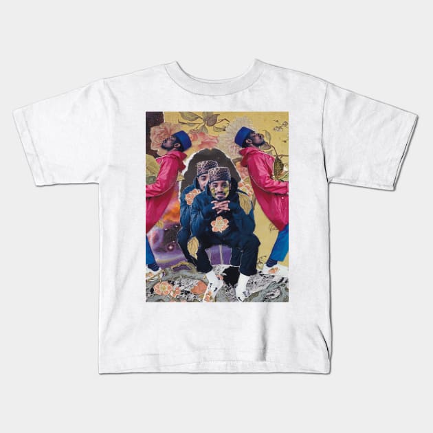 Andre 3000 Kids T-Shirt by stellarcollages